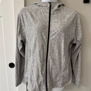Tek Gear Women's Light Gray Hooded Jacket